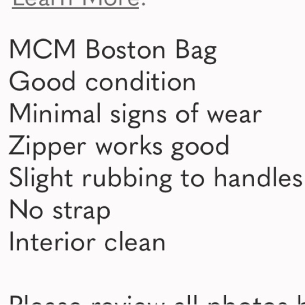 MCM Boston Bag in Iconic MCM Tan Logo - Picture 6 of 6